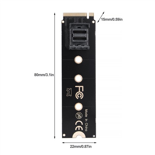 Carte convertisseur M.2 NVME vers U.2 Mkey PCIeX4 M.2 PCIe vers SFF8643 (vertica - Photo 10/10