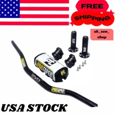 Original"Evo"PROTAPER Handlebar Fat Bar MOUNT Clamps DIRT BIKE 1 1/8''GRIPS Pads