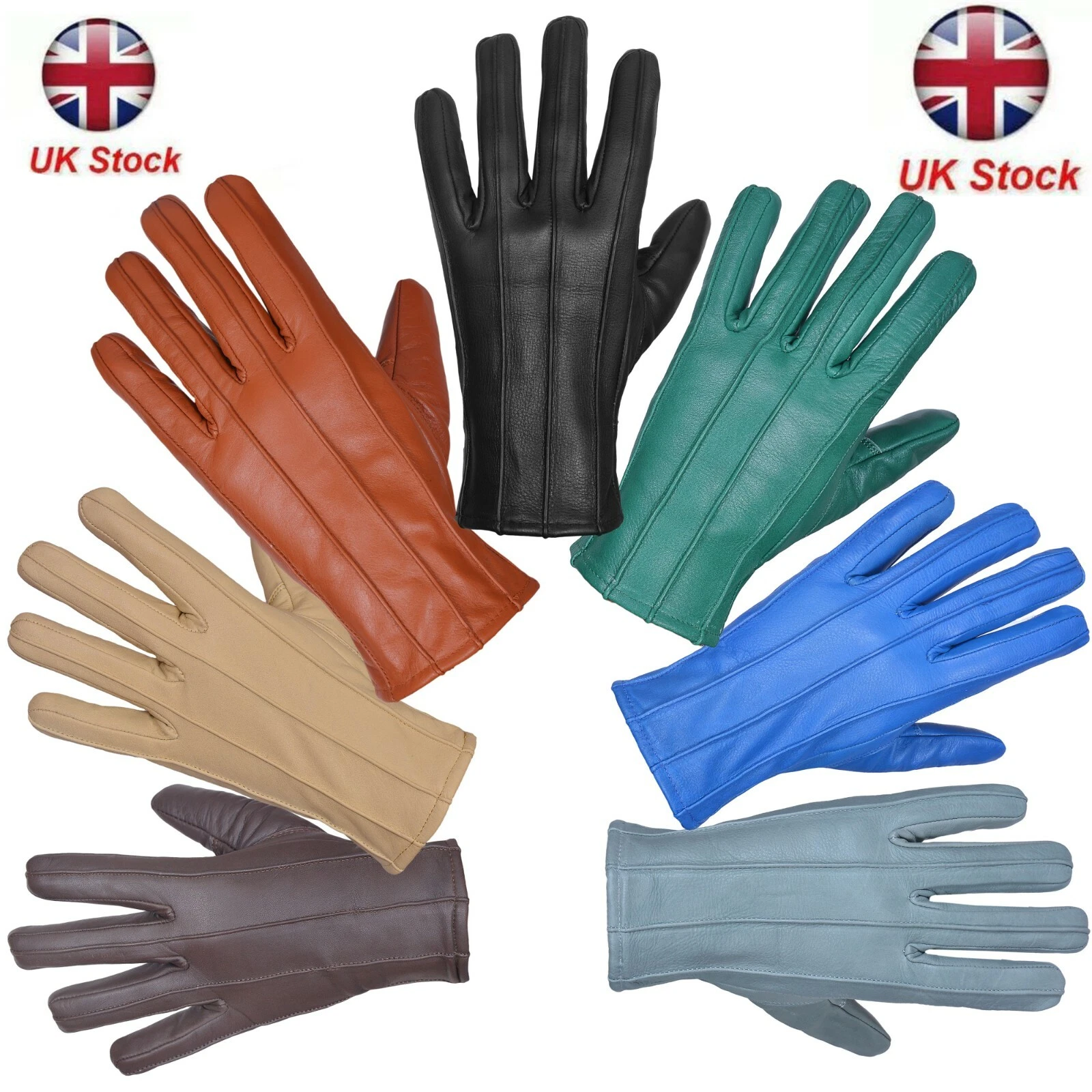 Leather gloves soft feel fully lined fleece winter warm outdoor walking new
Opens in a new window or