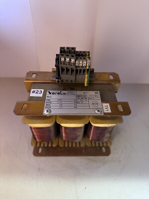 Transformator Trafo Varat 380 1,25A Sec. 19V 25A 400VA MAT 042-05-92 Italy #23