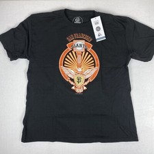 SAN FRANCISCO GIANTS XL BLACK T Shirt 100% Recycled Material MADE IN USA NWT