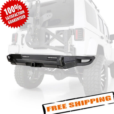 Smittybilt SRC GEN2 Rear Bumper w/ Rear LED Lights for 07-18 Jeep