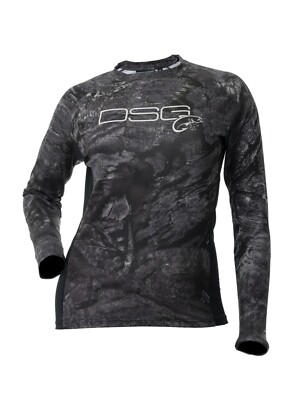 Sydney Long Sleeve Fishing Shirt Realtree Aspect Charcoal/Black Womens 2XL 