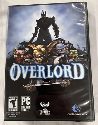 Overlord II 2 Complete PC Game DVD-Rom Includes Manual Game