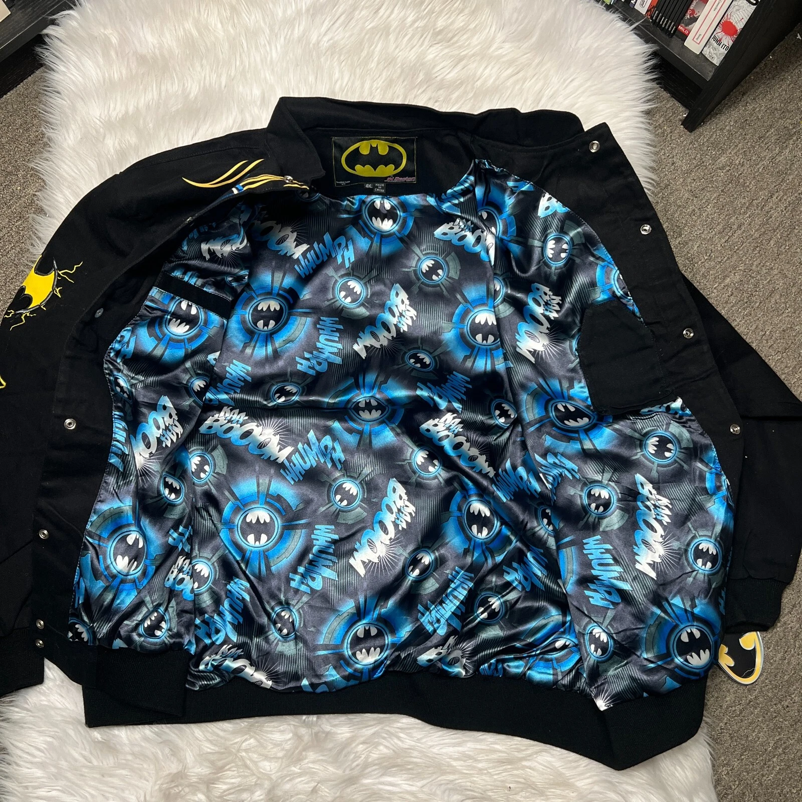 VINTAGE BATMAN GOTHAM GUARDIAN JACKET DC COMICS