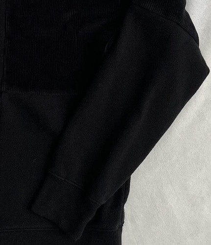 Vans Sweatshirt Men’s Fabiana Delfino M(no Tag) Corduroy patches Black Y2k 90’s - Picture 4 of 11