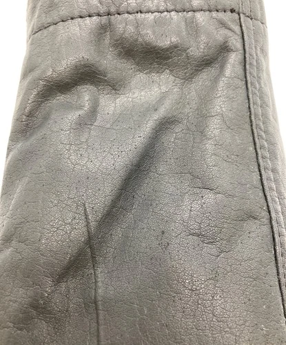 HUGO BOSS Leather Riders Jacket Men's Size 46 Black image 5