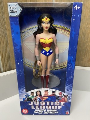 DC Justice League Wonder Woman 10'' Figure 2003 Mattel With Lasso NEW