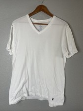 Polo Ralph Lauren Men's Cotton V-neck Slim Fit T-Shirt Size Large Comfort Soft