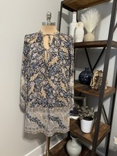 Spell & The Gypsy Oasis Long Sleeve Mini Dress Nightshade Women’s SIZE SM