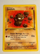 pokemon card geodude (55/97) [EX: Dragon]  Plug Pokmon Hit Points80 HP Form Vintage Common - Geodude Neo