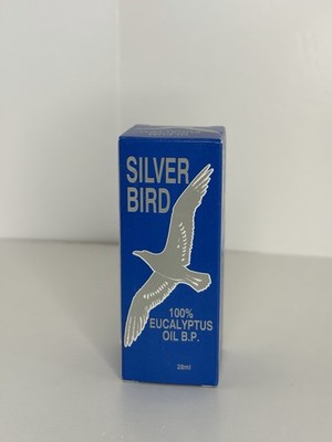 Silver Bird 100% Eucalyptus Oil Original New in Box .95 fl oz / 28 ml 1 Bottle