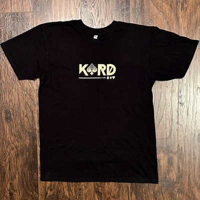 KARD KPOP Wild K.A.R.D 2017 1st America Tour Tee Shirt BlackGold Men Size Medium