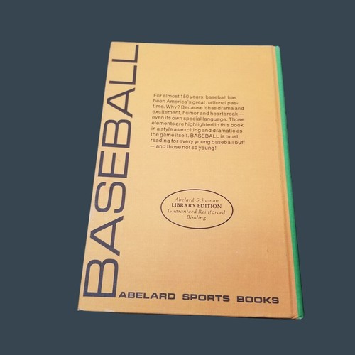 Baseball - Wendell Rydell (Hardcover, 1972) Abelard Sports Books - Picture 2 of 4
