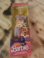 Mattel 1985 Vintage Barbie #1922 Gift Giving Doll, New in Original Box