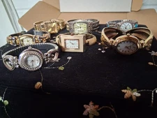 Lot of 7 Womans Watches Various Brands All Tested In Working Order