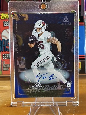 2025 Panini Luminance Trey McBride Blue Autographs Auto /50 - Cardinals