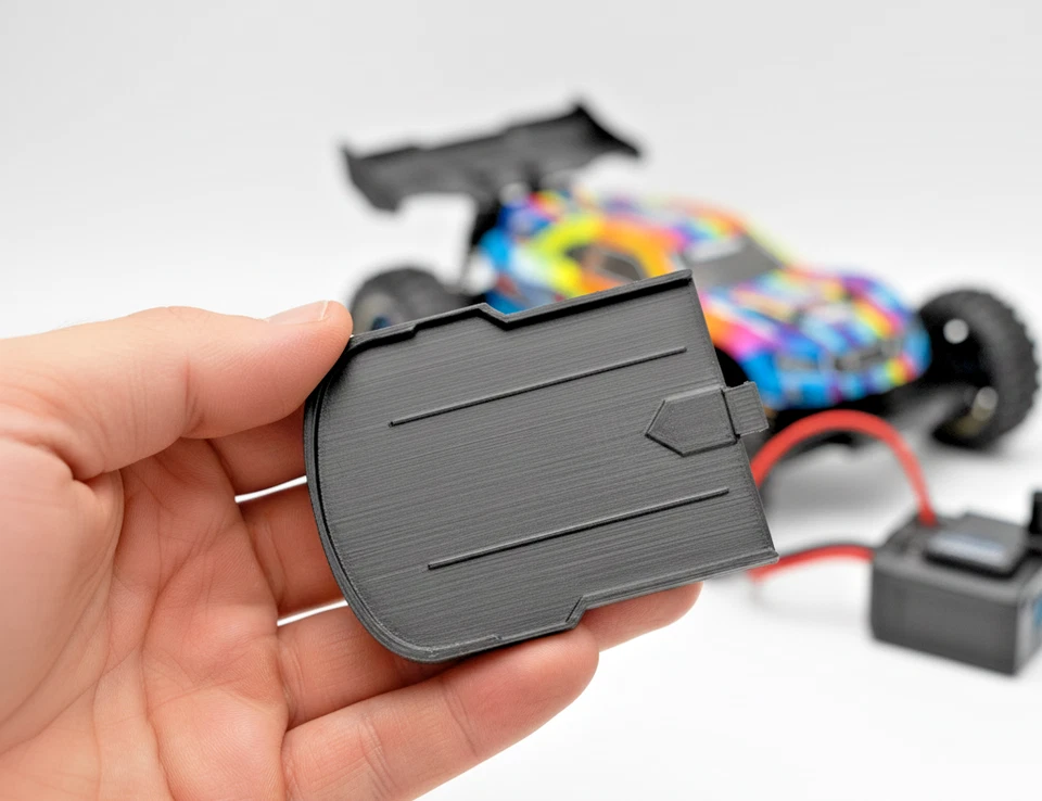 Akkudeckel für Reely GT2 Evo Sender - Schwarz - 1er Pack - Bild 4 von 4