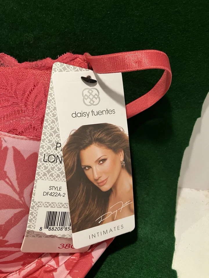 Sujetador push up para mujer talla 38-C Daisy Fuentes rosa intenso largo íntimo nuevo con etiquetas nuevo Foto 2 de 4