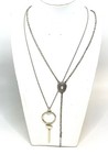 Lucky Brand Gold Tone Lariat Pendant Necklaces 39.9g — photo 1