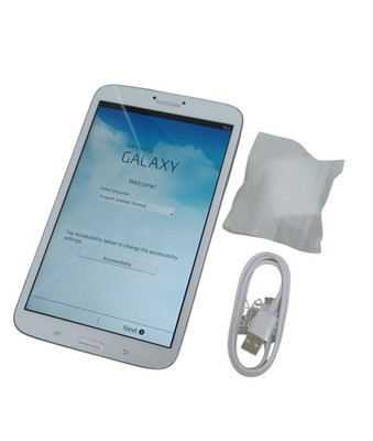 Samsung Galaxy Tab 3 SM-310 16GB Wi-Fi 10.1 in White Tested Reset Good!