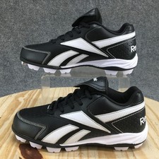 NEW Reebok Shoes Youth 5 Prospect Low MRT Baseball Cleats Sneakers Black White