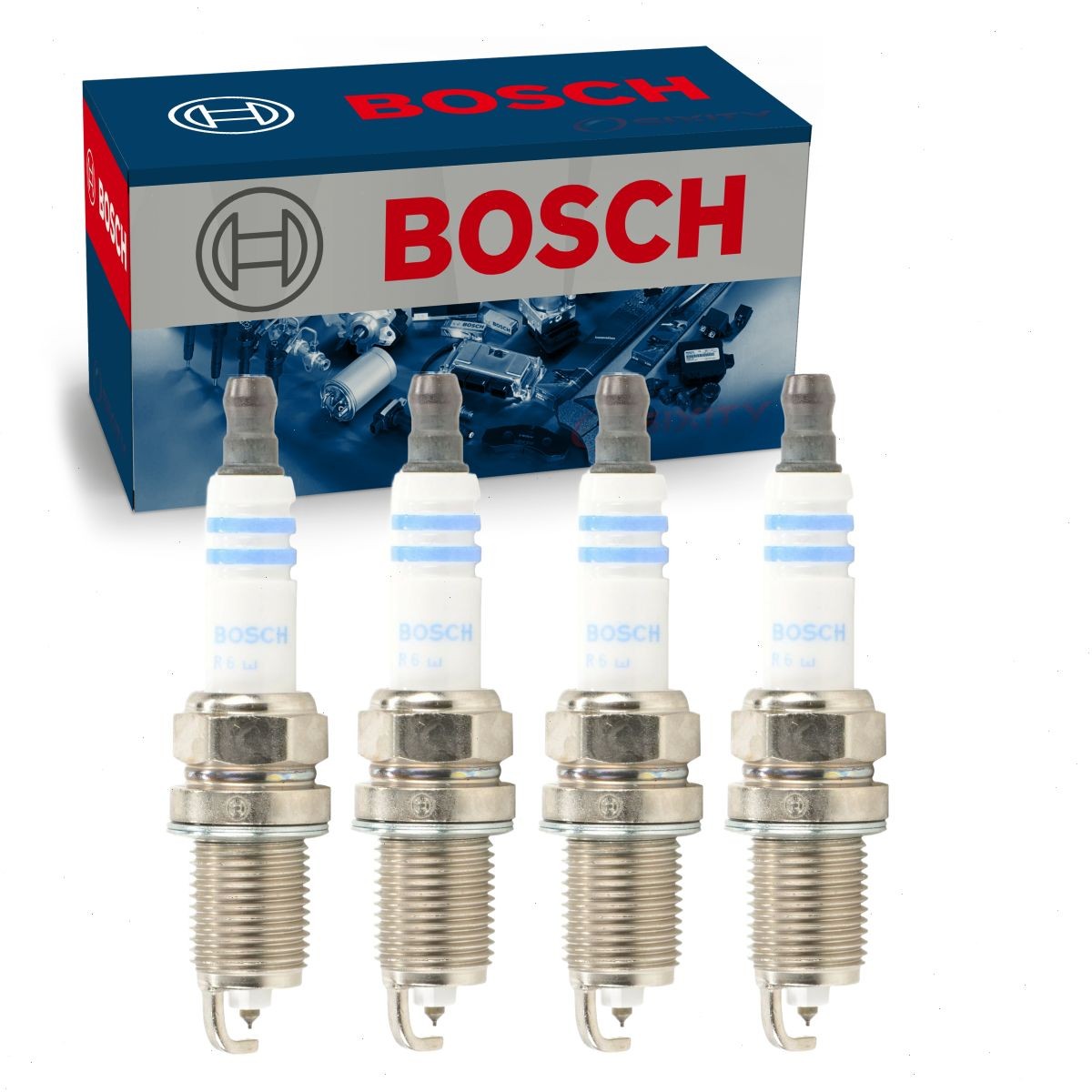 4 pc Bosch Double Platinum Spark Plugs for 2007-2017 Jeep Patriot 2.0L 2.4L ho