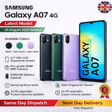 Samsung Galaxy A07 4G smart phone Unlock Brand New Sealed Dual Sim -Latest Model
