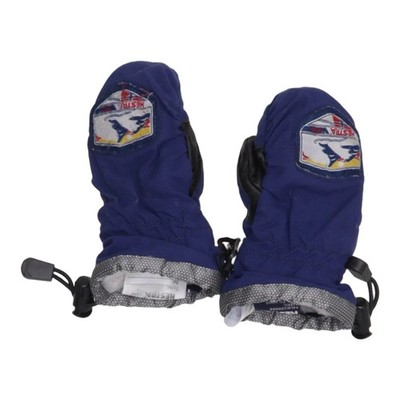 Hestra, Fäustlinge, Größe: 86/92, Leder/Polyamid/Polyester, Blau #FwE