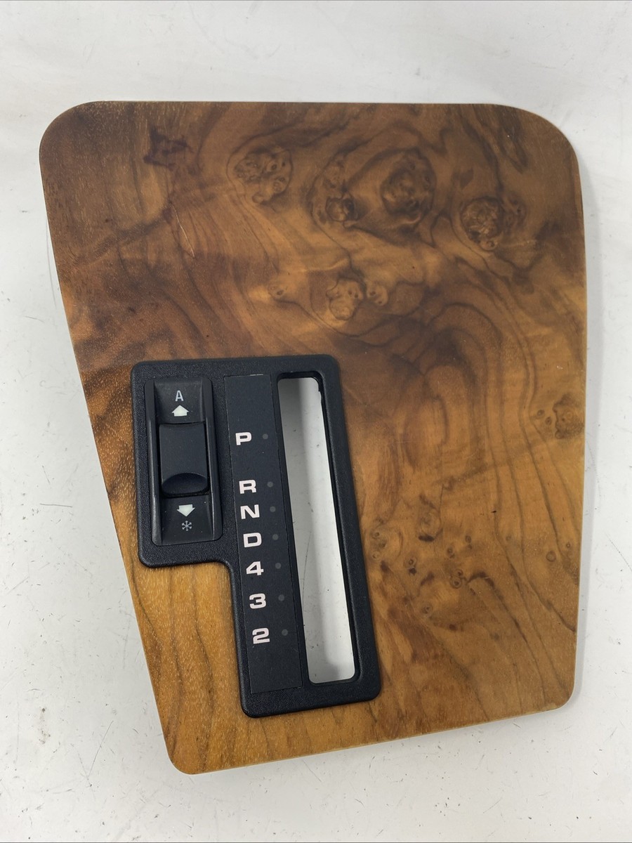 BMW E32/E34 AUTOMATIC WOOD CENTER CONSOLE SHIFTER PANEL | eBay