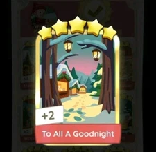 1 X To All A Goodnight 5 ⭐ Golden Blitz Sticker 