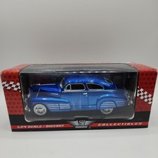 1948 Chevrolet Aerosedan Fleetline Blue 1/24 Diecast Model Car by Motormax 73266