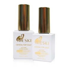 TP Plastic Dry Fast Top Coat Nail Polish 15ml/0.5oz, 2 PCS Long Lasting Gloss