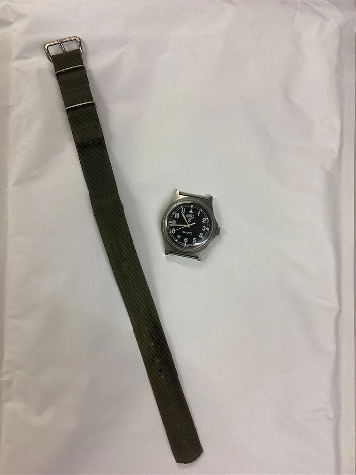 Reloj CWC Royal Navy Edición Fecha de emisión 1990, Guerra del Golfo RM RAF Ejército Británico G10 Foto 2 de 4
