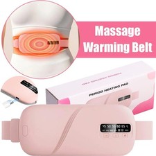 Menstrual Heat Pad, Portable Electric Fast Heating Belly Waist Belt with 5 Heat