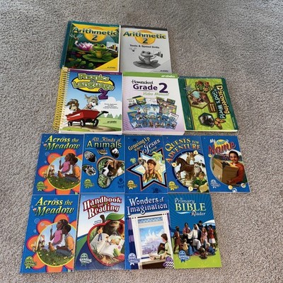 ABEKA Second 2nd Grade Lot Parent Books Language Arts 