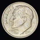 1952 Roosevelt Dime. San Francisco Mint. Silver. KM-195.