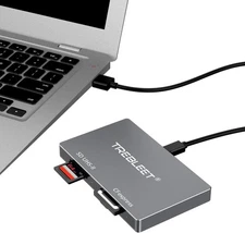 Trebleet Dual Slot CFexpress Type B + SD UHS-II Card Reader USB 3.2 Gen 2 10Gbps