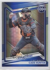 2022 Panini Elite Extra Edition Aspirations Blue /349 Cade Hunter #153 4z8