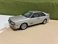 AUTOart Audi Sport Quattro 1988 1/18 Silver Diecast Model Car Missing Mirrors