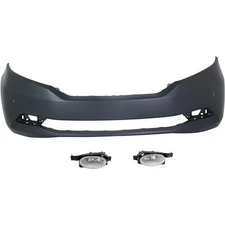 04711TK8A81ZZ, 33950TK8A11, 33900TK8A11 New Bumper Covers Fascias Set of 3 Front