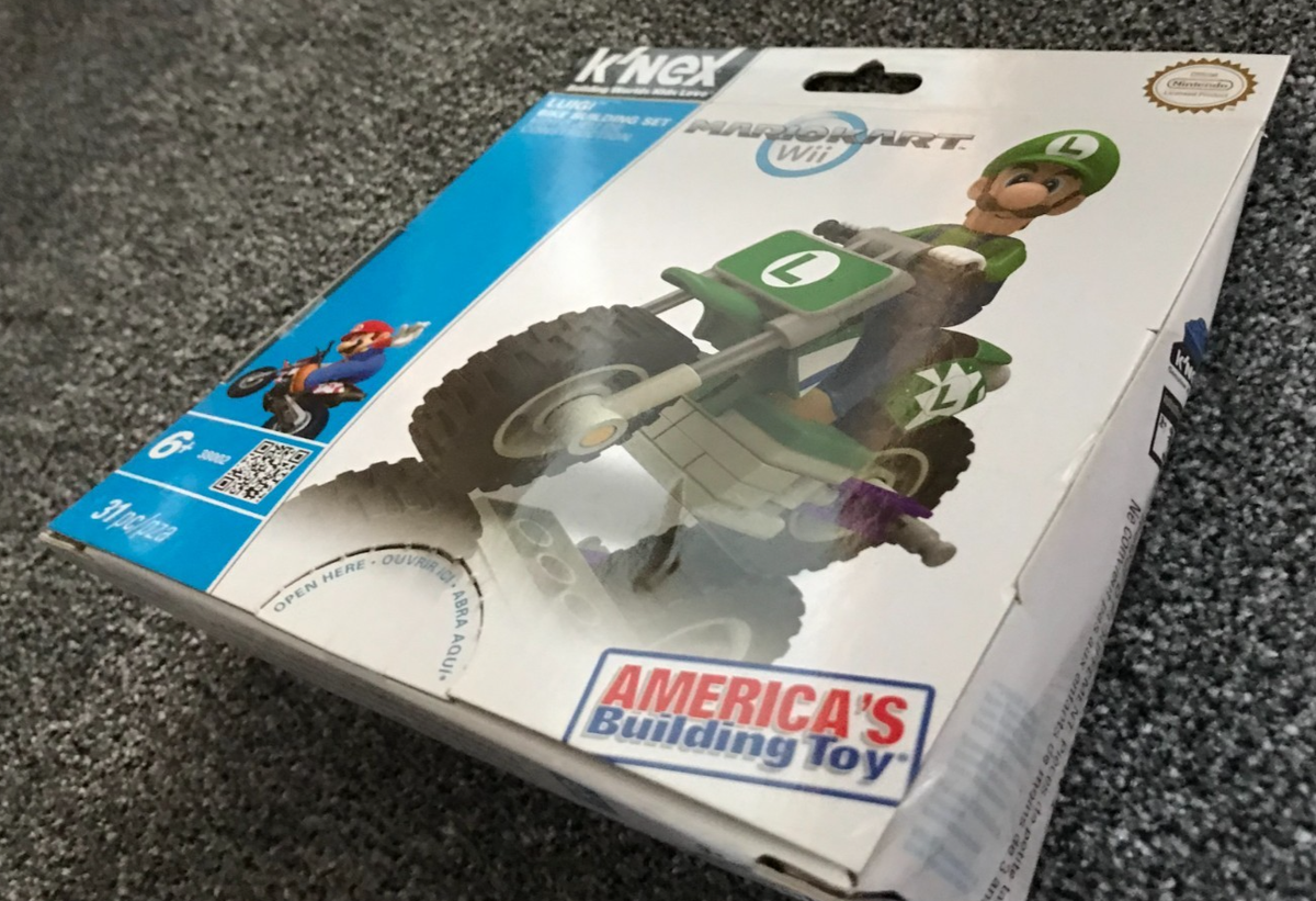 KNEX Mario Kart Luigi Bike Building set 38002~Brand NEW~ | eBay UK