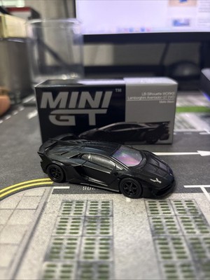 Mini GT LBWK Lamborghini Aventador GT EVO Matte Black No. 502 | eBay