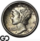 1919 Mercury Dime Full Bands, Choice Unc FSB