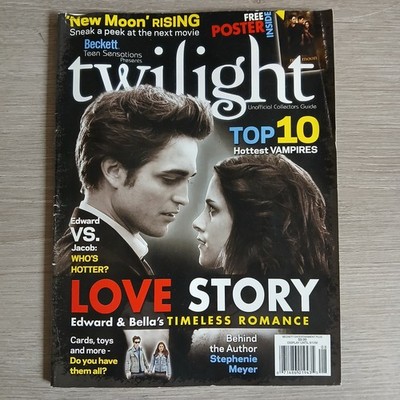 Twilight Unofficial Collector s Guide Beckett 2008 Magazine w/ Poster
