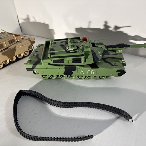 Commando Challenge 2001 Wireless Remote Control Lazer Fighting Battle Tanks - Picture 8 of 24