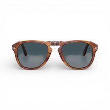 Persol Steve McQueen PO0714 Occhiali da Sole Terra di Siena Blu Sfumato Polar