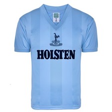 Image of Tottenham Hotspur 1983 Away Retro Football Shirt 100% POLYESTER Men's