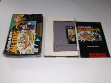 Super Mario All Stars  -  WORN COMPLETE BOX  - SUPER NINTENDO SNES - 715a