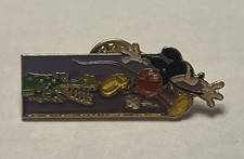 Disney Monogram - Mickey Mouse Chased by Alligator Gator Crocodile Pin